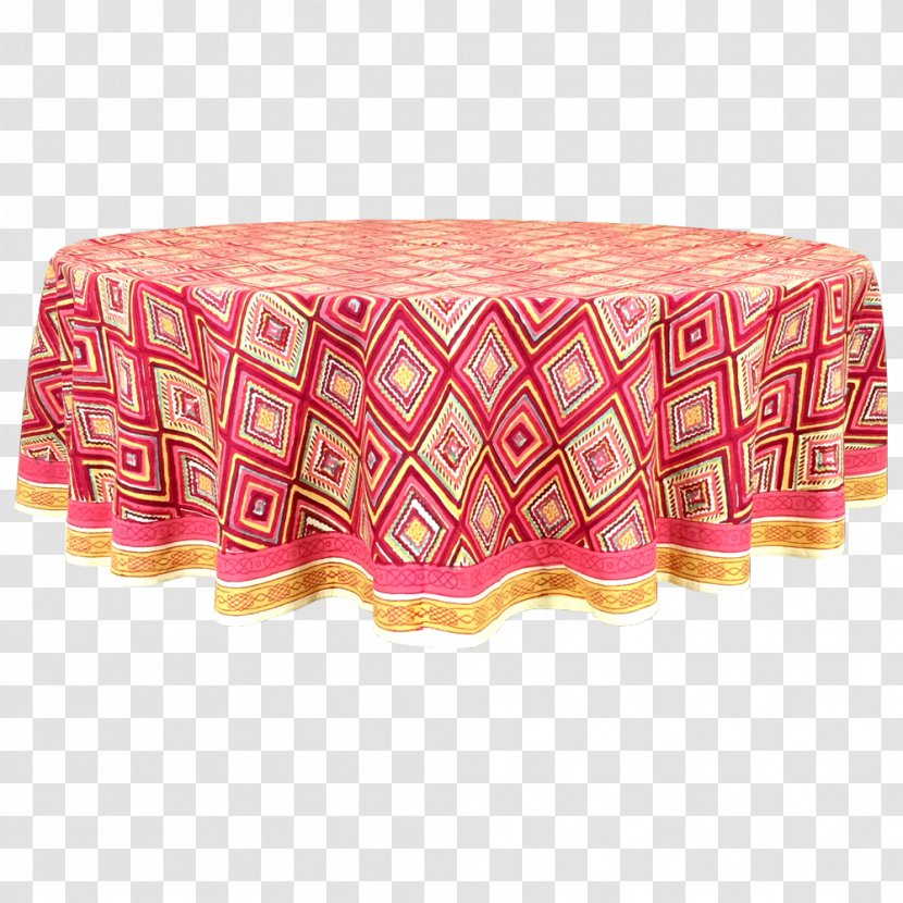 Tablecloth Magenta Rectangle Pink M - Peach Transparent PNG