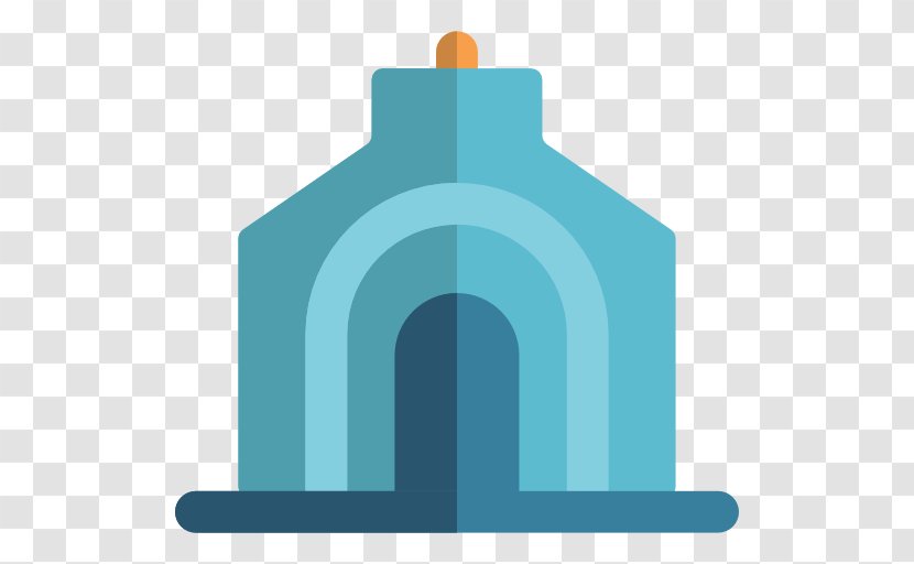 Las Vegas Building Architecture Icon - Turquoise - Castle Transparent PNG