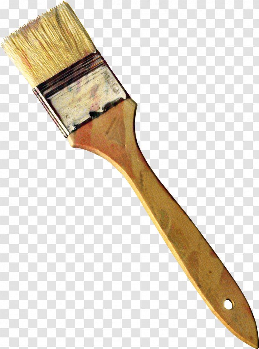 Paint Brush Cartoon - Wood - Metal Transparent PNG