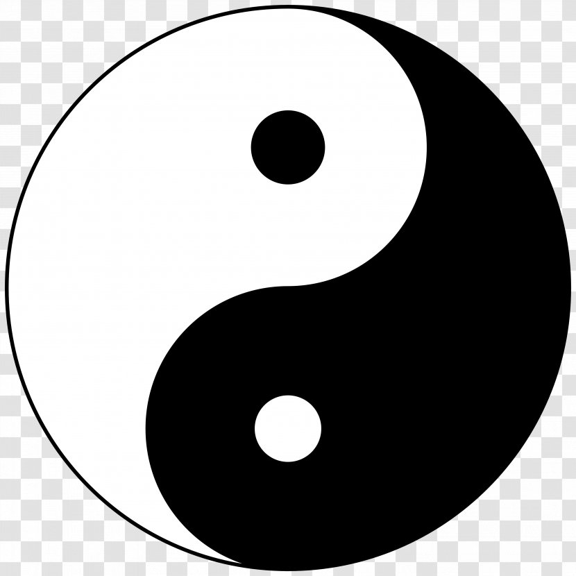Yin And Yang Traditional Chinese Medicine Taijitu Taoism Clip Art - I Ching Transparent PNG