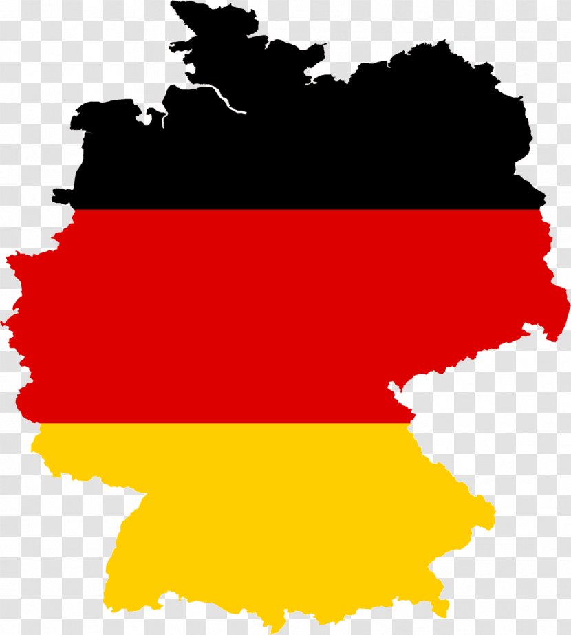 East Germany West Flag Of Clip Art - German - Map Transparent PNG