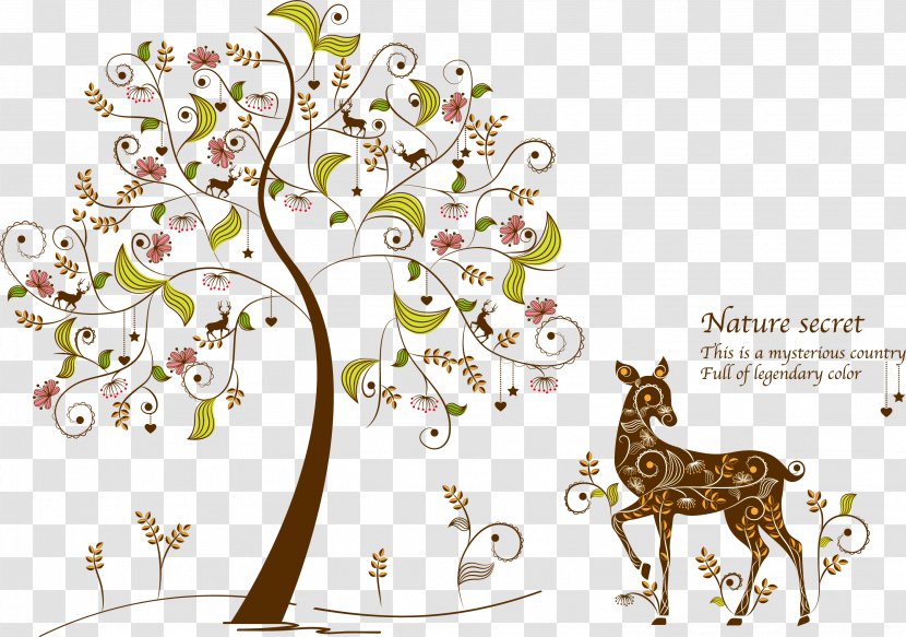 Wall Decal Sticker Tree - Badroom Vector Transparent PNG