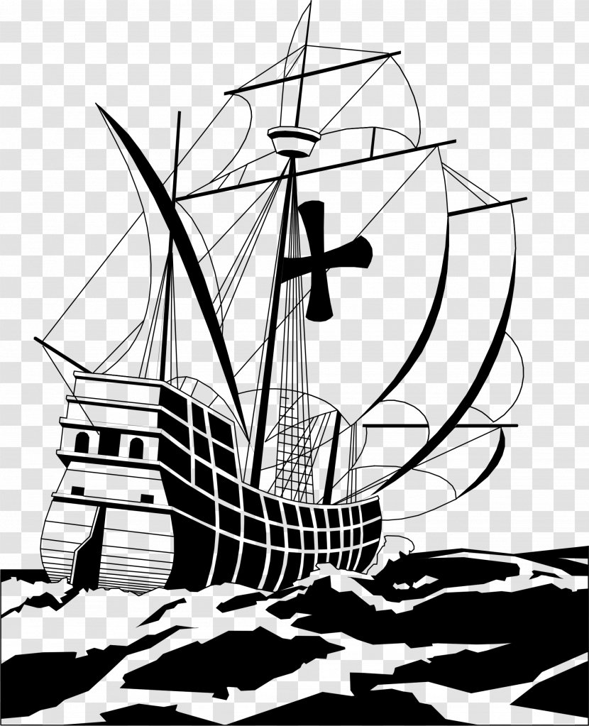 Sailing Ship Indian Captive: The Story Of Mary Jemison Clip Art - Sail Transparent PNG