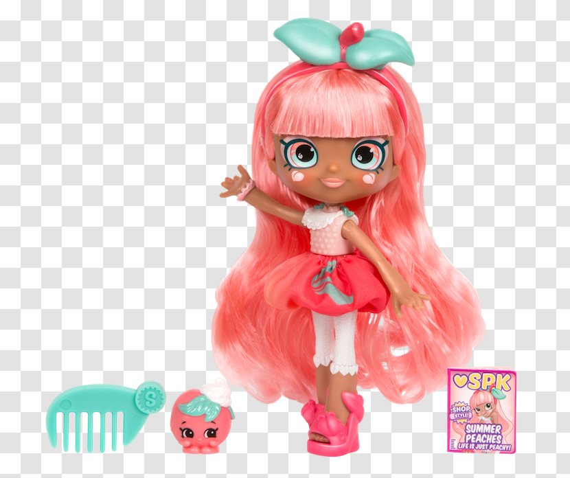 Toy Peach Doll Shopkins Smyths Transparent PNG