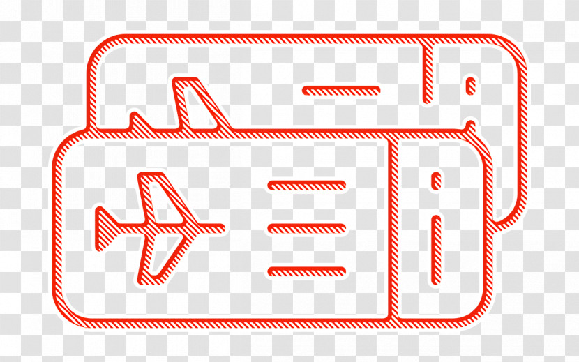 Linear Detailed Travel Elements Icon Tickets Icon Ticket Icon Transparent PNG