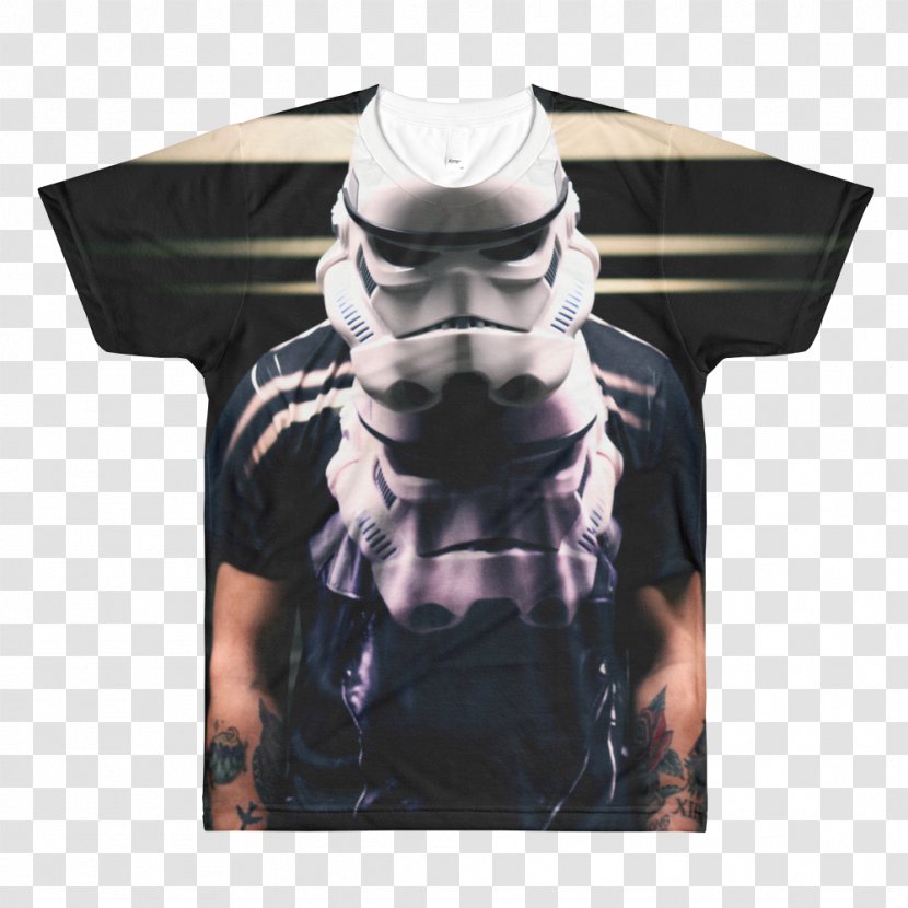 T-shirt Outerwear Sleeve Top Neck - Tshirt - Stormtrooper Transparent PNG