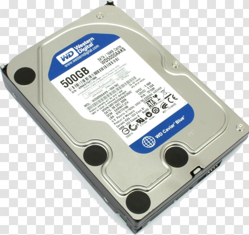 Hard Drives Serial ATA Western Digital Terabyte WD Blue Desktop HDD - Wd Hdd - Computer Transparent PNG