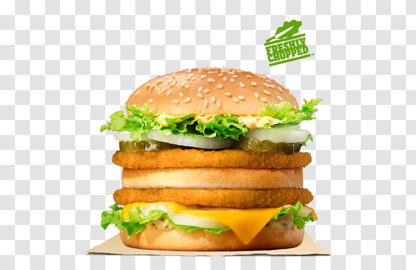 Big King Hamburger Whopper Cheeseburger French Fries - American Cheese - Burger Transparent PNG