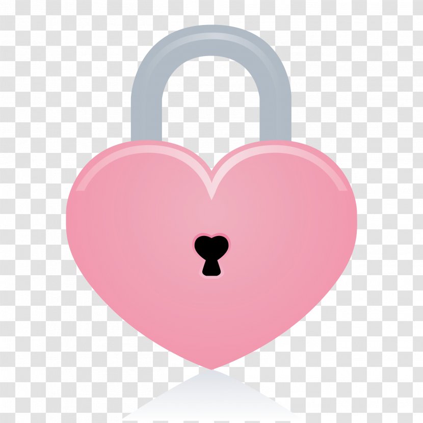 Lock Heart Clip Art - Beat Transparent PNG