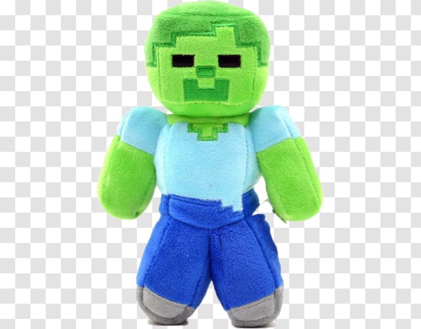 Minecraft Stuffed Animals & Cuddly Toys Action Toy Figures Doll - Cartoon - Zumbi Transparent PNG