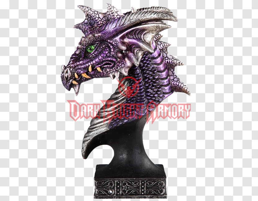 Sculpture Figurine Statue Bust Dragon - Head Transparent PNG