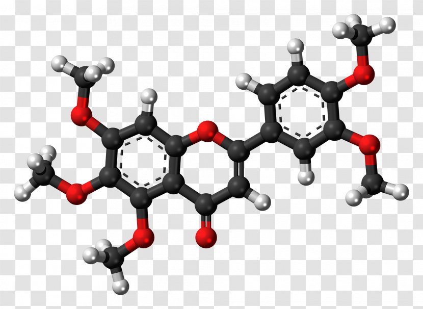 Quercetin Flavonoid Molecule Flavonols Galangin - Quercetagetin Transparent PNG