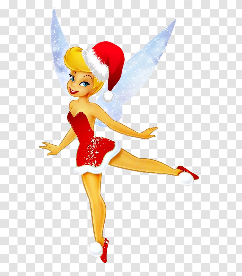 Tinker Bell Peter Pan Disney Fairies The Walt Company Clip Art - Fictional Character - Christmas Holly Graphics Transparent PNG