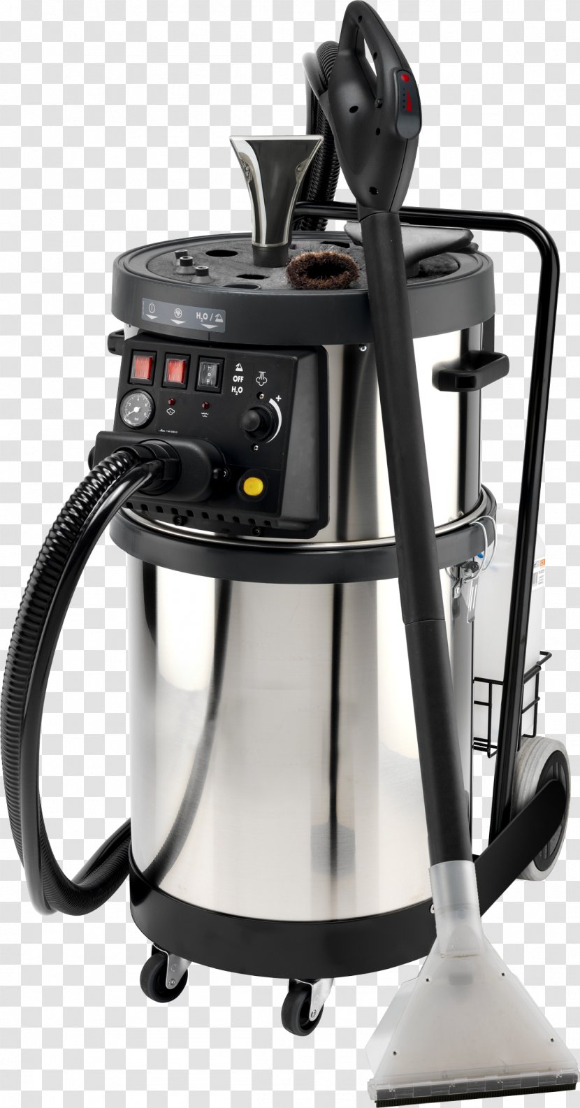 Vapor Steam Cleaner Vacuum Cleaning Generator - Stainless Steel Transparent PNG