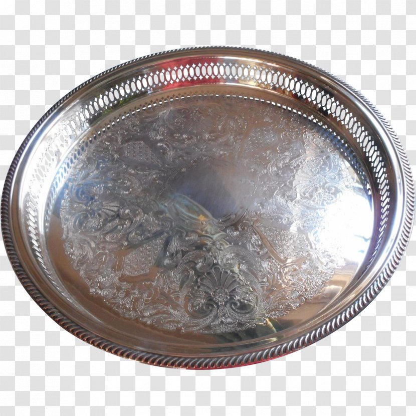 Platter Silver Tray Lazy Susan Plate - Tableware Transparent PNG