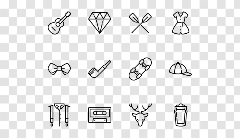 Technology Finger Body Jewellery Cartoon - Hipster Icon Transparent PNG