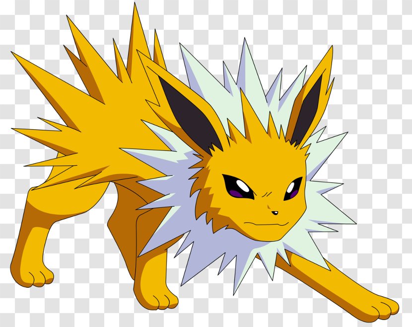 Pokémon Yellow X And Y Jolteon Eevee Pikachu - Carnivoran Transparent PNG