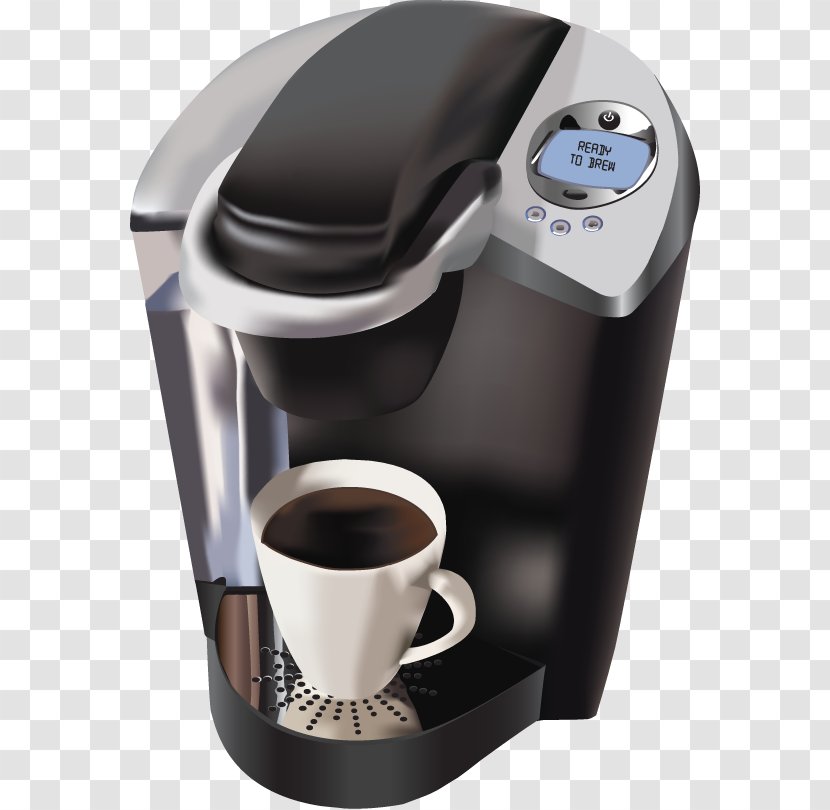 Tea Single-serve Coffee Container Keurig Cafe - Vector Transparent PNG