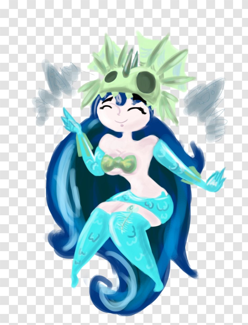 Mermaid Cartoon Fish - Mythical Creature - Rayman Origins Transparent PNG