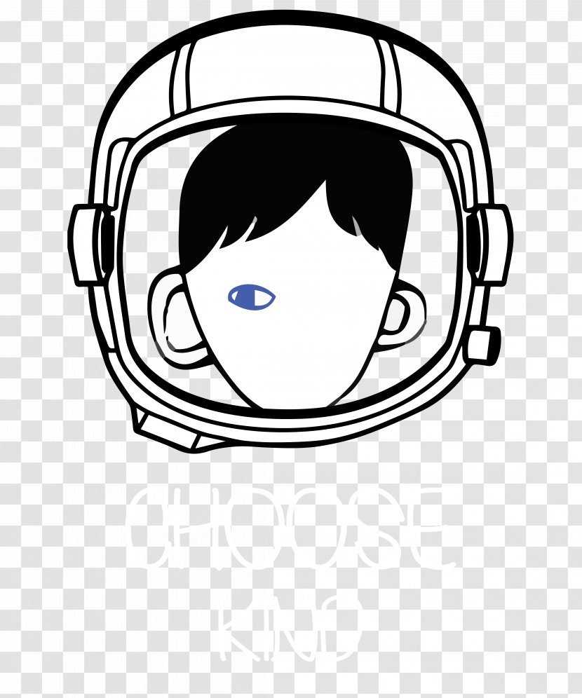 Astronaut Cartoon - Outer Space - Smile Headgear Transparent PNG