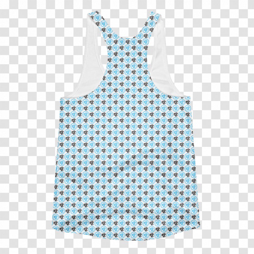 Polka Dot Necktie Azulejo Fashion Pattern - Blue - All Over Transparent PNG