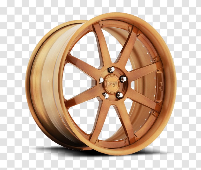 Alloy Wheel Copper Rim Custom - Tire - Vector Transparent PNG