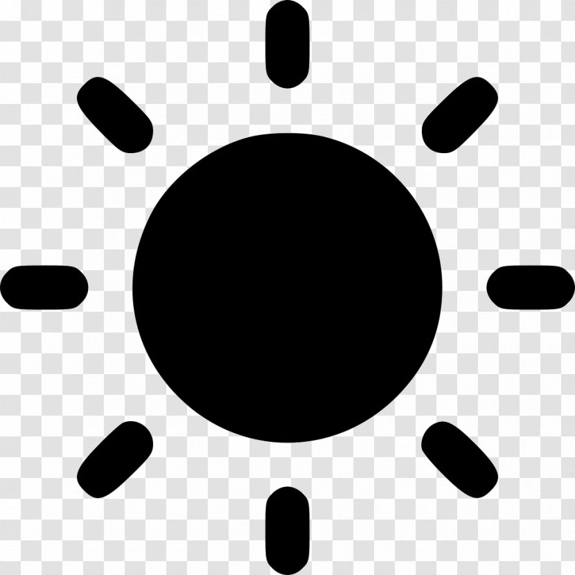 Solar Symbol Black Sun Transparent PNG