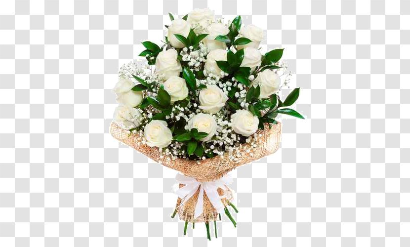 Flower Bouquet Rose Cut Flowers Gift - Baby Sbreath - Takeo Transparent PNG