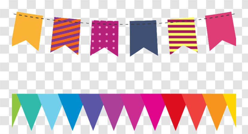 Birthday Cake Happy To You Bunting Greeting & Note Cards - Wish - Festa Junina Vector Transparent PNG