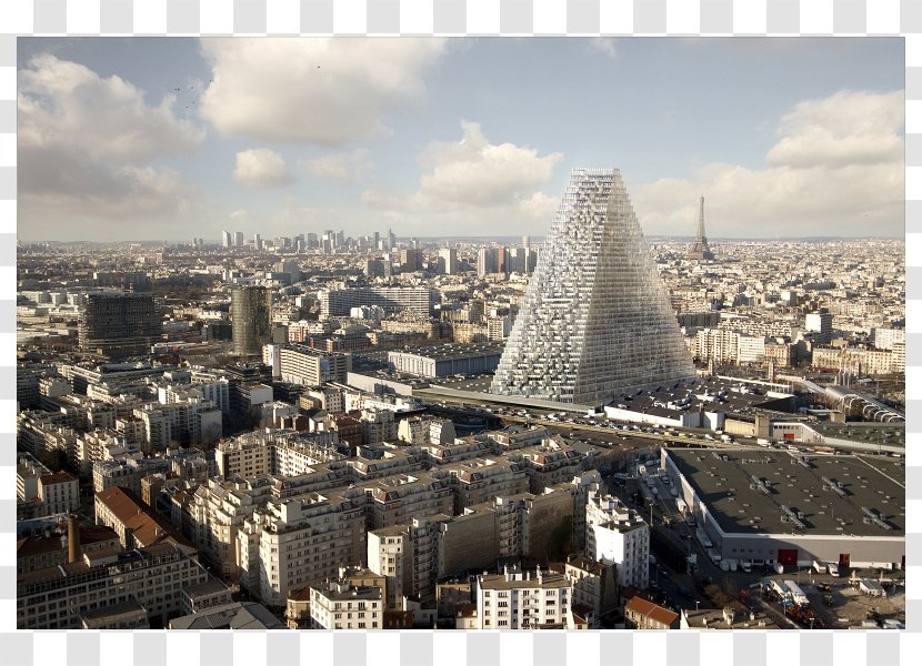 Tour Triangle Montparnasse Herzog And De Meuron Architecture - Highrise Building - Skyscraper Transparent PNG