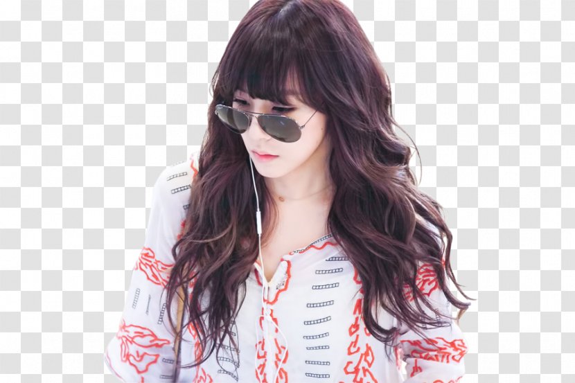 Girls' Generation K-pop Korean Language Image Sunglasses - Heart - Girls Transparent PNG
