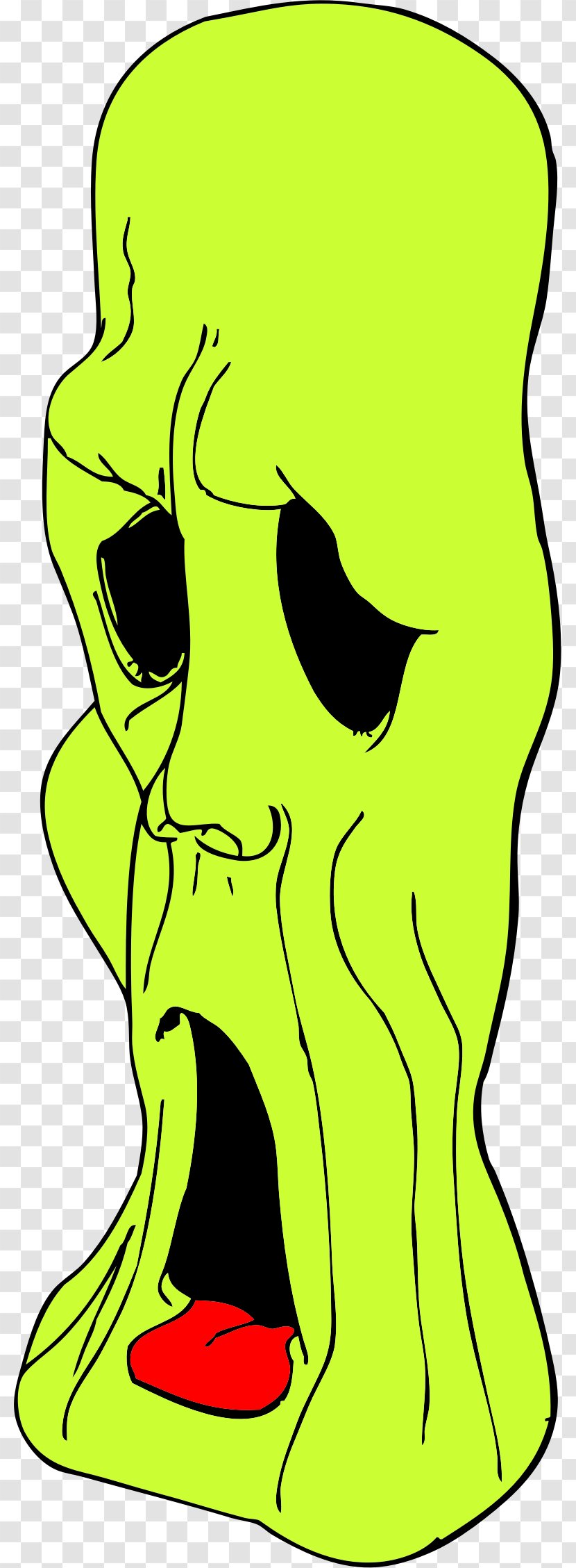 Ghoul Clip Art - Ghost - Head Transparent PNG