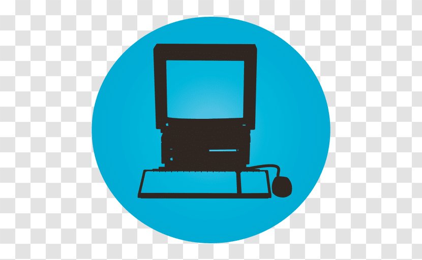 Laptop Computer - Electric Blue Transparent PNG