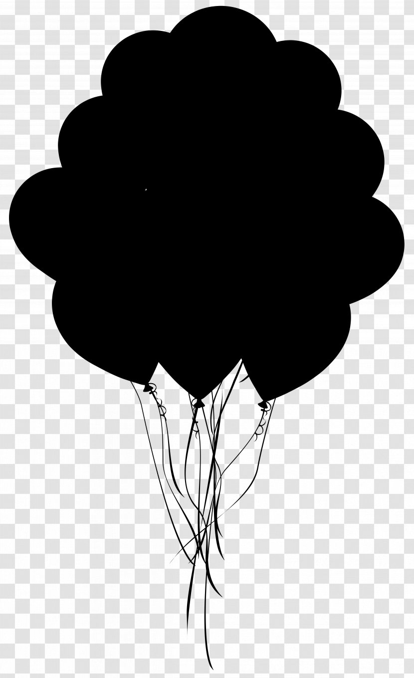Clip Art Silhouette Leaf Tree Flowering Plant - Black M Transparent PNG
