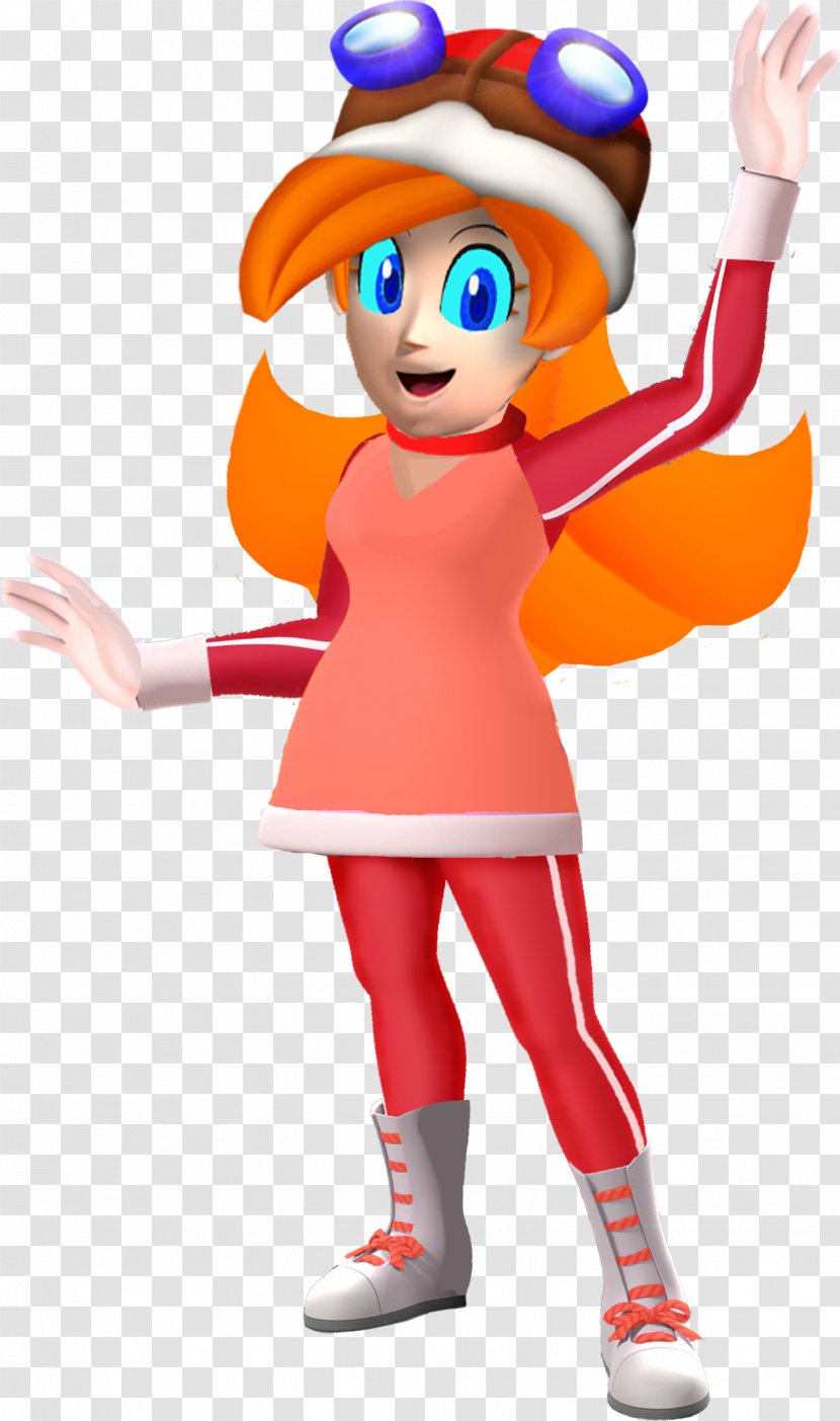 Mario & Sonic At The Olympic Games 2018 Winter Olympics Amy Rose Pyeongchang County - Orange Transparent PNG