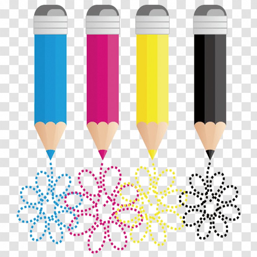 Paintbrush - Cmyk Color Model - Pencil Transparent PNG