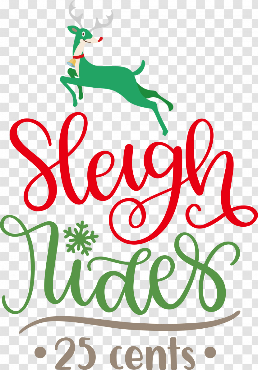 Sleigh Rides Deer Reindeer Transparent PNG