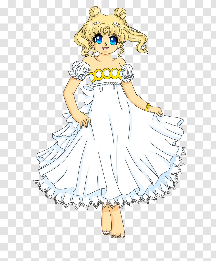 Sailor Moon Queen Serenity The Little Princess Drawing - Heart Transparent PNG