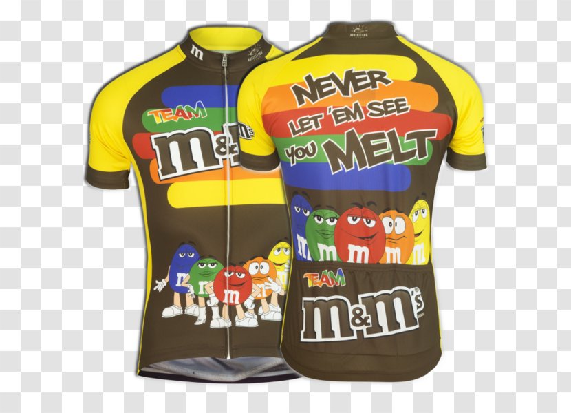 Cycling Jersey T-shirt M&M's Clothing Transparent PNG