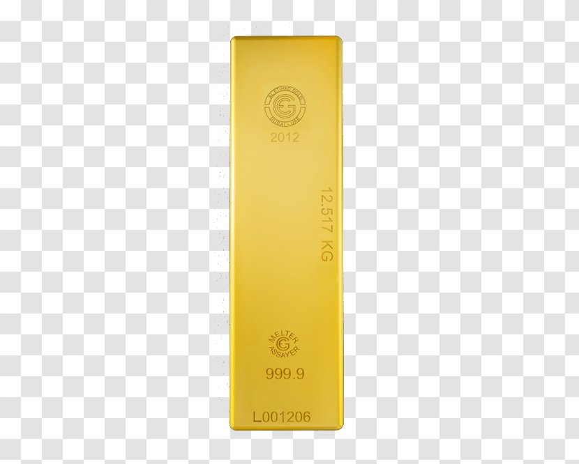 Perfume Yellow - Gold Bar Image Transparent PNG