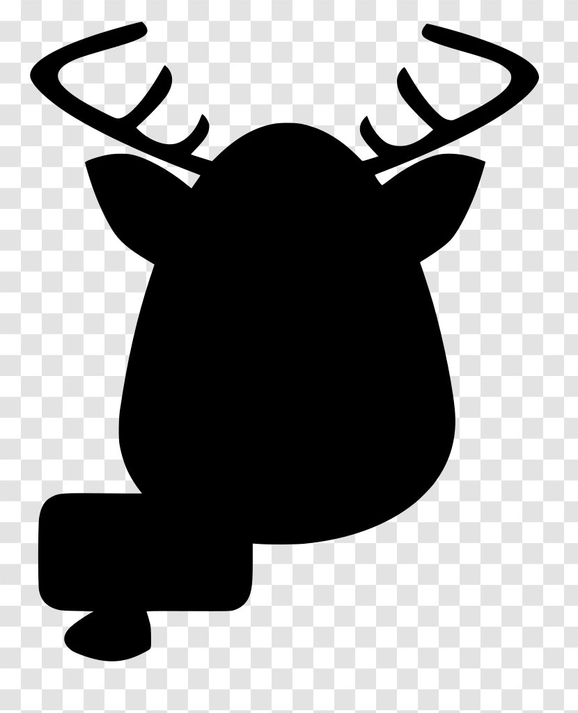 Book Silhouette - Antler - Coloring Blackandwhite Transparent PNG