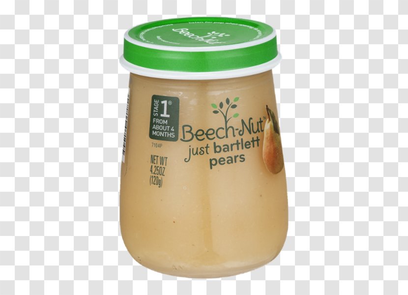 Baby Food Beech-Nut Pear Lid - Ounce Transparent PNG