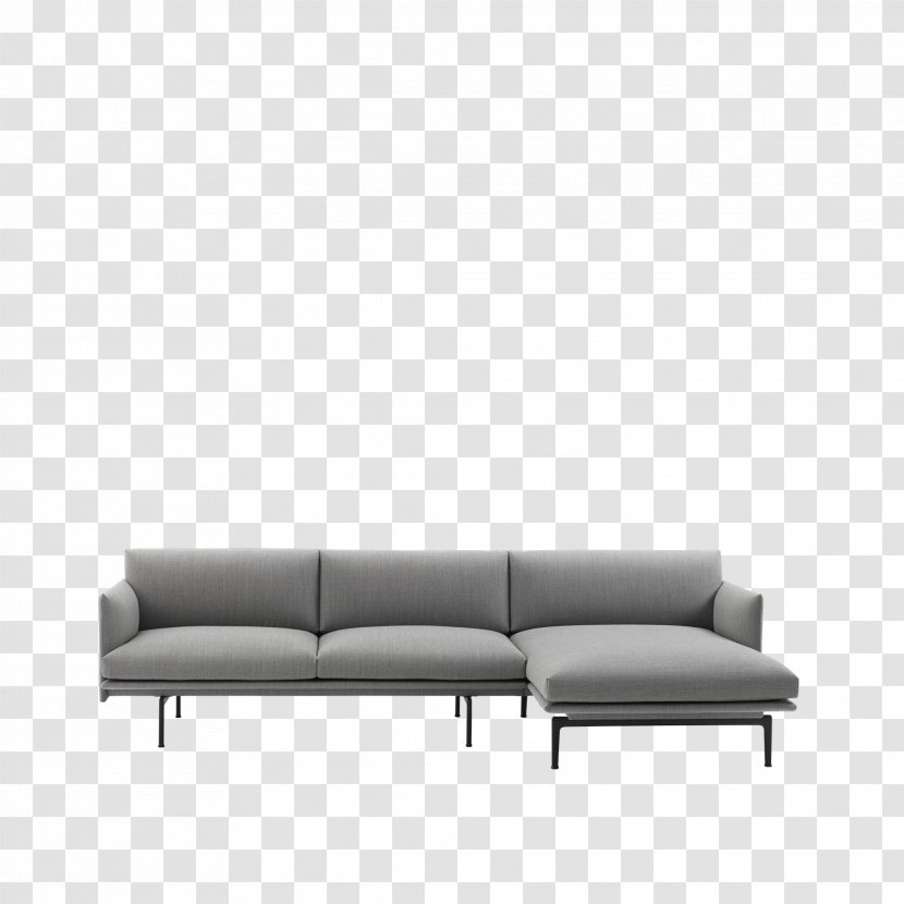 Couch Chaise Longue Muuto Table Chair - Living Room Transparent PNG