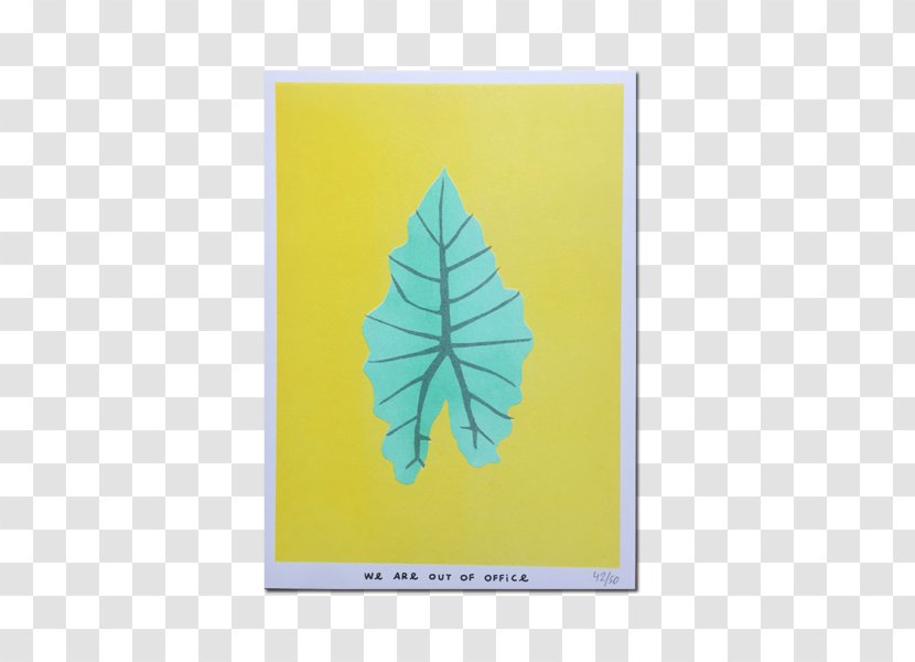 Leaf Tree Turquoise Transparent PNG