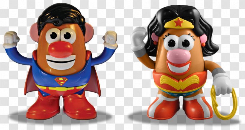 Mr. Potato Head Wonder Woman Superman Toy - Mrs Transparent PNG