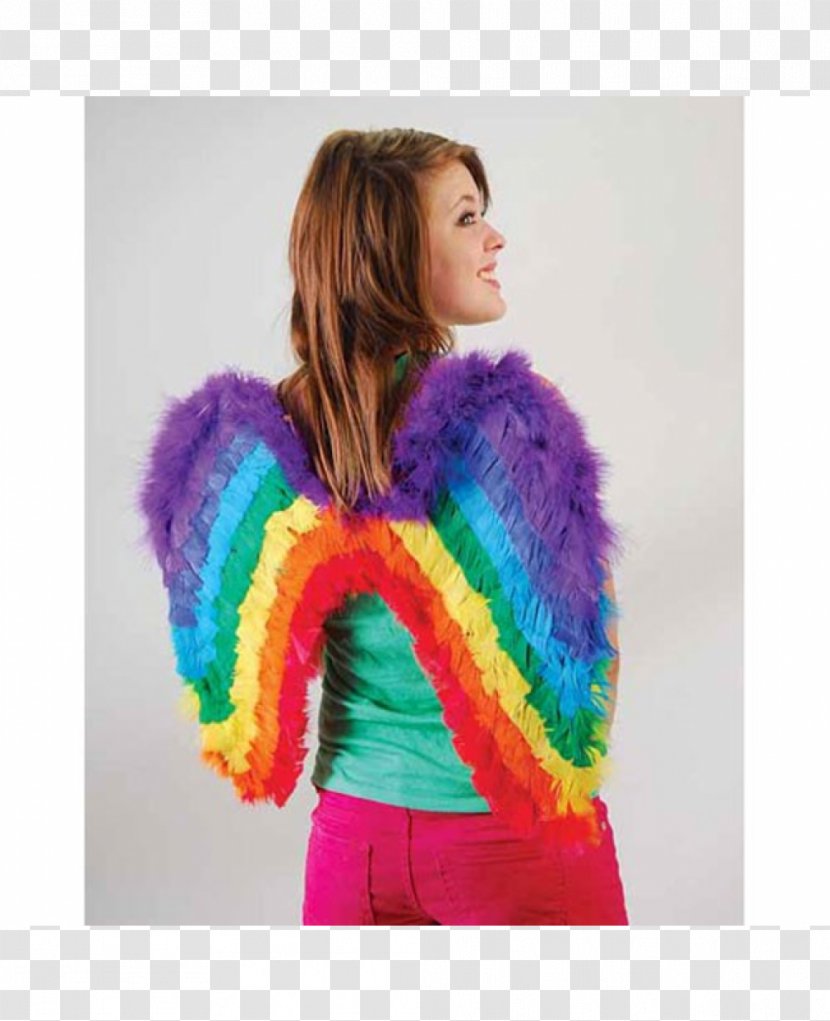 Clothing Accessories Fur Costume Fashion - Necktie - Rainbow Feather Transparent PNG