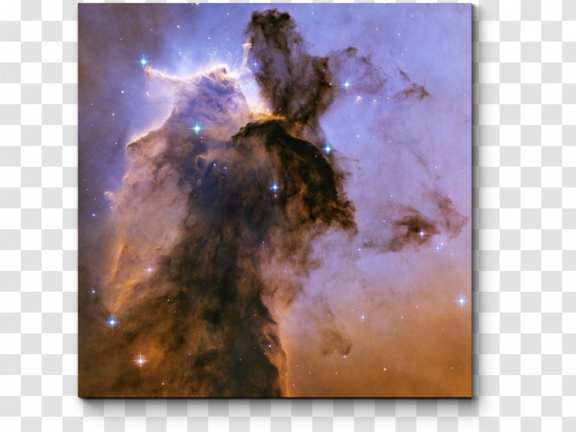 Pillars Of Creation Eagle Nebula Hubble Space Telescope Carina - Star Transparent PNG