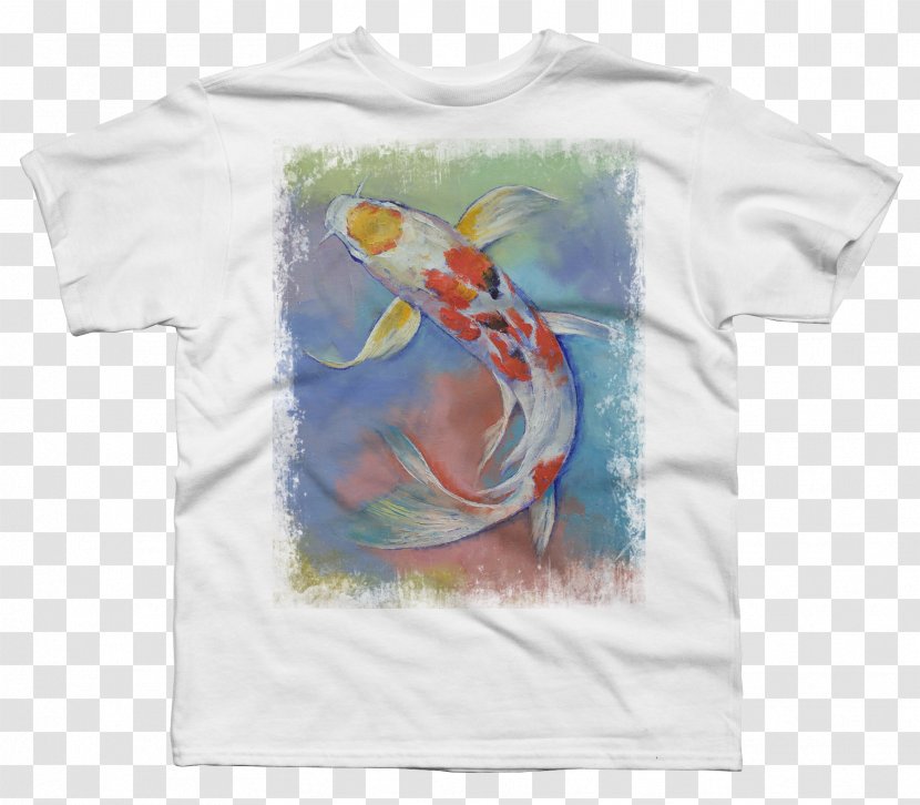 T-shirt Hoodie Sleeve Scoop Neck - Jacket - Four Koi Transparent PNG