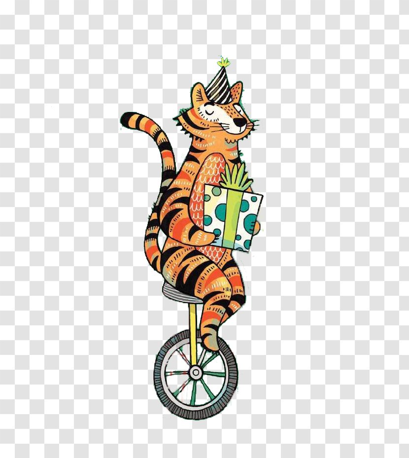 Tiger Cartoon Circus Transparent PNG