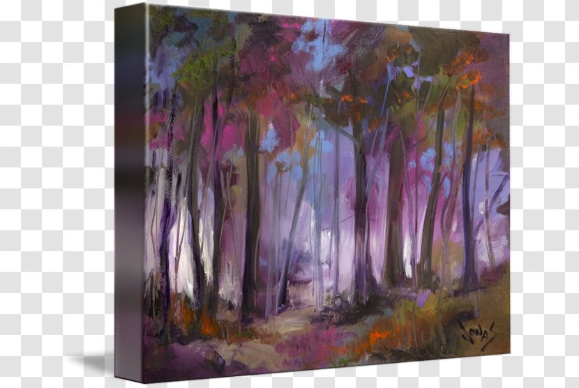 Watercolor Painting Acrylic Paint Canvas Print Transparent PNG